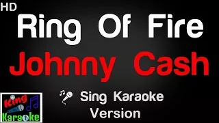 🎤 Johnny Cash - Ring Of Fire (Karaoke Version) - King Of Karaoke