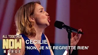 All Together Now Norge | Cecilie performs Non, je ne regrette rien by Edith Piaf | TVNorge