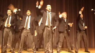 UC Men's Octet "What Makes You Beautiful/Gangnam Style" - West Coast A Cappella 2012