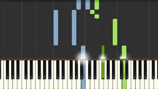 Memories From The Hidden World from How To Train Your Dragon    [ Easy Piano Tutorial] Synthesia