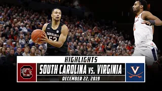 South Carolina vs. No. 9 Virginia Basketball Highlights (2019-20) | Stadium
