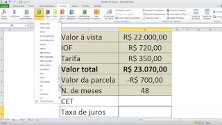 Como calcular juros no Excel