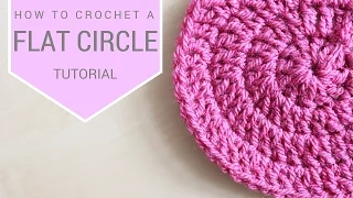 CROCHET: How to crochet a flat circle | Bella Coco