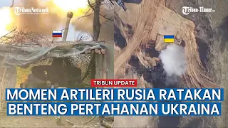 Divisi Artileri Rusia Lakukan Penghancuran Senjata Howitzer Ukraina Buatan Barat