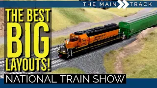 Huge Model Railroad Layouts At The 2023 National Train Show in Texas