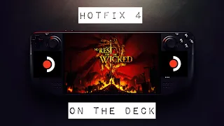 No Rest For The Wicked | Hotfix 4 | SteamDeckOLED| Gpu Leak Fix!