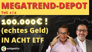 Wir investieren 100.000€ !! Echtes Geld in 8 Themen-ETF | Teil 1/2: Digitalisierung