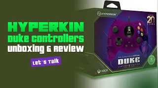 Hyperkin Duke controller's Unboxing & review! A BLAST FROM THE PAST!!