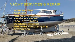Yacht service & Repair / Stellamare 50 / Greece / Free Sail Group