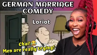 GERMAN COMEDY Loriot - I Just Want To Sit Here (Very Hilarious) REACTION!