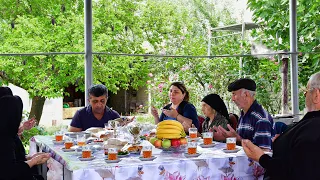 Mix of Azerbaijan Cooking Vlogs with Grandma Rose and Villagers
