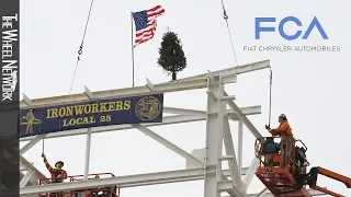 Topping Out Ceremony at the New FCA Detroit Assembly Plant