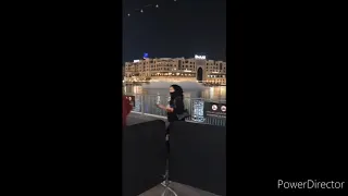 The Dubai Fountain ⛲ With Sama Dubai Song | a famous Song in Dubai for Mehad hamad | 2020 Dubai