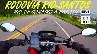 Rodovia Rio-Santos de moto - Rio de Janeiro a Paraty - EP.1
