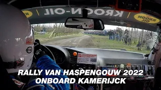 ONBOARD Rally van Haspengouw 2022 | BMW M3 E36 Franky Boulat & Nico Bollaerts