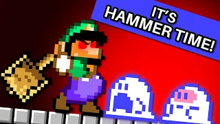 Luigi's Mansion, but Luigi uses a Hammer