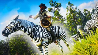 We Ride ZEBRA in Modded Red Dead Redemption 2 - So Fast, So Strong, So Deadly!