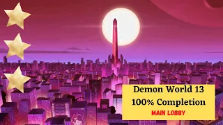 Guardian Tales | Demon World 13-1 (Normal) full completion | Lilith Tower Main Lobby