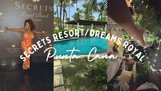 Secrets Punta Cana|Dreams Royal Review| Wedding|Excursions|Room Tour |2023 Vlog *Raw Review!