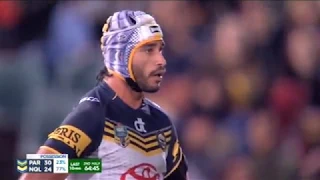 NRL: 5 Tries in 12 minutes! Cowboys v Eels - 2015, Rd 13