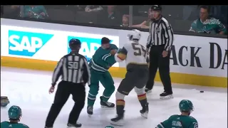 NHL Fight - 5 Min For Fighting !! - 12/10/2023