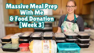 [Week 3] Cooking meals to donate but not everything went according to plan...