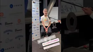 Alena Kostornaia speaking English (excerpt from Finlandia Trophy interview)