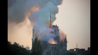 Massive fire at historic Notre-Dame Cathedral in Paris