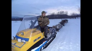 Видео 4К. Канадский Армеец. Бомбардир Ski Doo Alpine 2