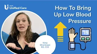 Unified Care - How To Bring Up Low Blood Pressure