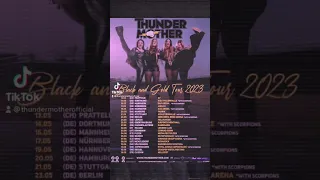 New tour dates 2023! #shorts #blackandgold #thundermother #short #tour