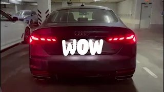 Audi a5 2021 light animation on matrix led