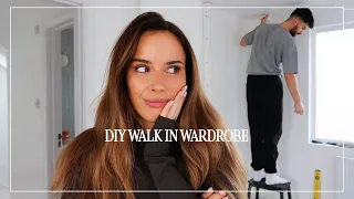 BUILDING MY WALK IN WARDROBE from ikea & shoe clear out | Suzie Bonaldi