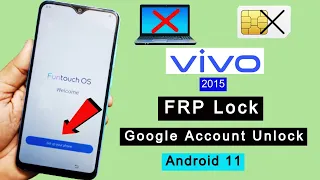 Vivo 2015 Y1S FRP Bypass 2022 | Google Account Unlock / FRP Lock Remove Android 11 Without PC