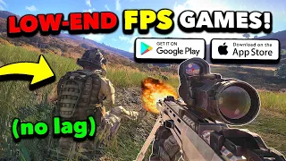 Top 10 BEST FPS Games for LOW-END iOS/Android 2023! High Graphics! [Free Download]