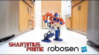 Robosen Optimus Prime Auto Converting Transformers Hasbro Licensed Robot Action Figure Review