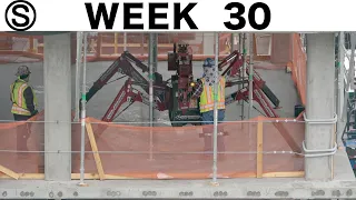 One-week construction time-lapse with closeups: Week 30 of the Ⓢ-series