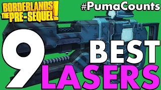 Top 9 Best Laser Weapons in Borderlands: The Pre-Sequel! #PumaCounts