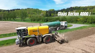 Claas Saddle Trac 4000 & Volmer 6 Meter !