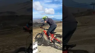 Dad's Army hits the BIG drop at Cardrona bike park. #mtbjumps