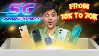 Best 5G 📱Phones to Buy in India 💰₹10,000 - 💰₹70,000 l 🤔Don't Buy without watching this Video❗❗