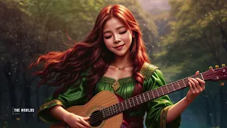 Magical Forest - soft guitar music and ambience for relaxation, played by a beautiful minstrel.