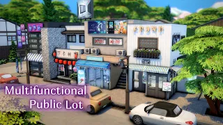 Многофункциональный участок│Строительство│Multifunctional public lot│SpeedBuild│NO CC [The Sims 4]