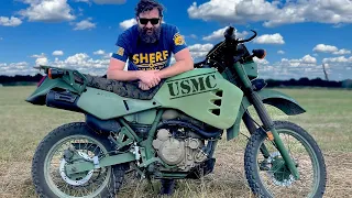 Testing the "Unstoppable" Military diesel Motorcycle