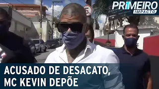 MC Kevin presta depoimento depois de acusação de desacato | Primeiro Impacto (04/02/21)