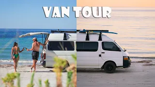 VAN TOUR | Toyota Hiace Commuter Conversion | Australian Van Life