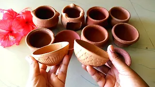 Unboxing Miniature  Clay Kitchen Set | Miniature Real Cooking Clay Kitchen set Unboxing | Clay Pots