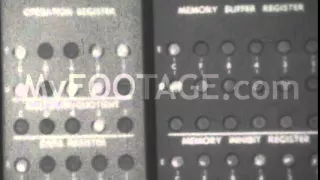 1960s Computer Panel Buttons & Lights