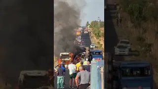 Accident între două microbuze și un TIR  în Teleorman. A fost activat Planul Roșu