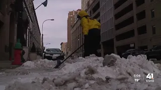 Some Kansas City workers must brave the frigid weather